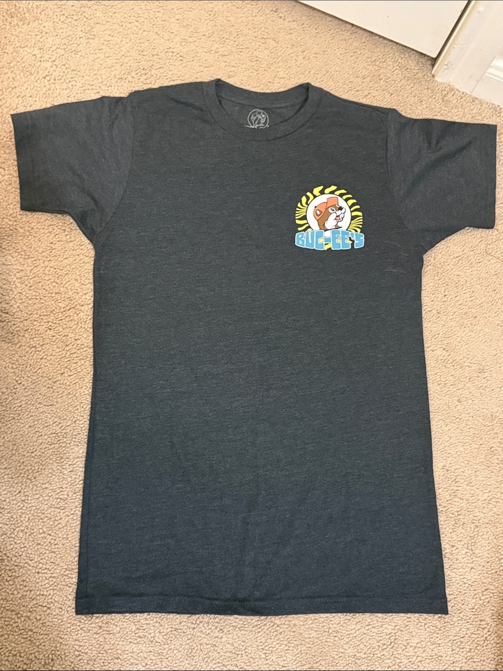 Buc-ee’s Gray Tee Shirt Size S